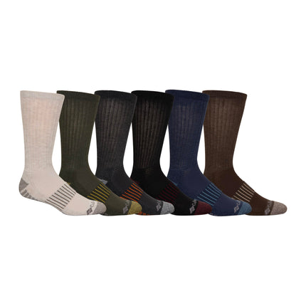 Columbia Men's Pique Weave Crew Socks with Arch Su