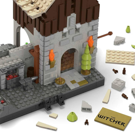 MEGA The Witcher Building Toys for Adults, Geralt's Griffin Hunt with 1170 PIeces, 1 Micro Action Figure and Accessories, for Collectors, HDL28
