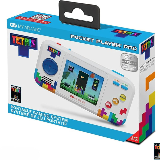 My Arcade Tetris Mini Arcade Games Console - Pocket Player Pro Table Top Arcade Machine, Portable Handheld Game, Retro Gaming Console, Mini Retro Games Machines for Kids & Adults