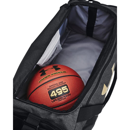 Ua Unisex Ua Undeniable 5.0 Duffle Md Black Medium Heather / Black / Metallic Gold Osfm