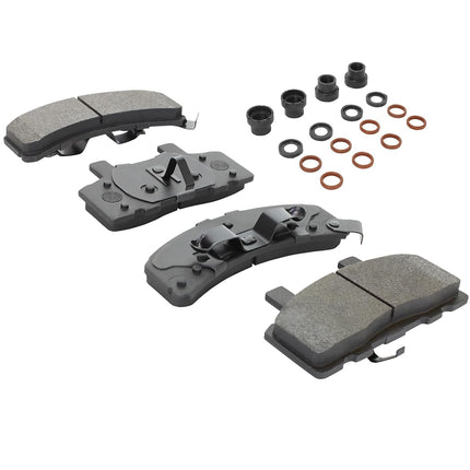 QUALITY-BUILT Premium Semi-Metallic Front Brake Pads (1001-0368M) Compatible with Chevrolet C1500 1992-1988, K1500 1992-1988, GMC C1500 1991-1988, K1500 1992-1988