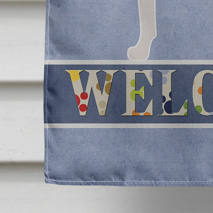 Caroline's Treasures BB8272CHF Ariege Pointer Welcome Flag Canvas House Size, House Size, multicolor