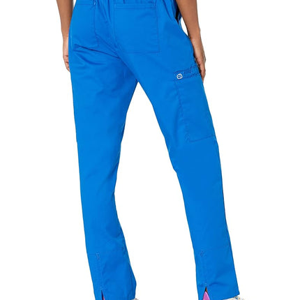 WonderWink Women's Convertible Slim Leg Cargo Pant Medical Scrubs, Navy, XXS Petite