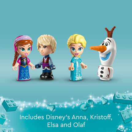 LEGO Disney Frozen Anna and Elsa’s Magical Carousel 43218 Ice Palace Building Toy Set with Elsa, Anna and Olaf, Great Birthday Gift for 6 Year olds