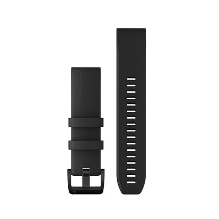 Garmin QuickFit 22 Black Watch Strap with Black St