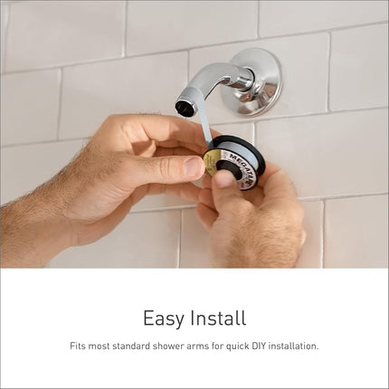 Moen S6320BL Showering Acc - Premium Two-Function 8" Diameter Spray Head Rainshower, Matte Black