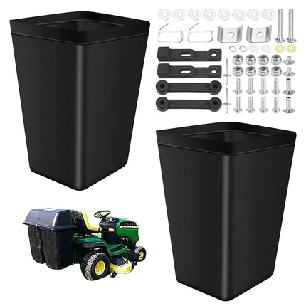 MWEDP 2 Juego de bolsa de hierba AM122416, compatible con las bolsas de hierba John Deere AM101602, se adapta a las series 100 L110 X110 125 D100 LA120 Z225 y más