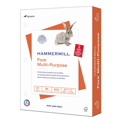 Hammermill Printer Paper, Fore Multipurpose 20 lb 