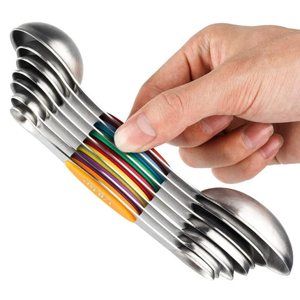 Magnetic Measuring Spoons Stainless Stee with Leve