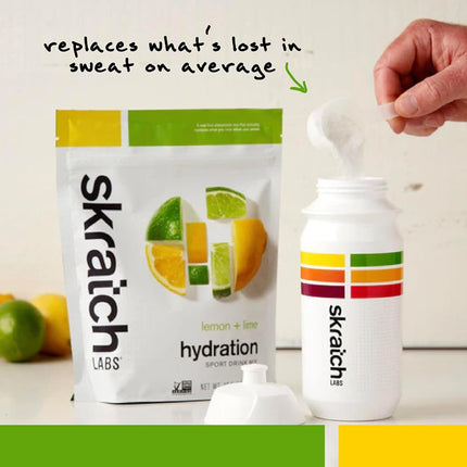 Skratch Labs: New Sport Hydration Drink Mix, Lemon and Lime, 60 Serving resealable Bag (Formerly Skratch Exercise Hydration Drink Mix 3lb Bag)