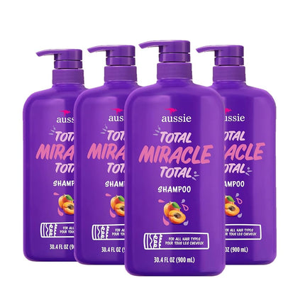 Aussie Total Miracle Shampoo, 30.4 Fluid Ounce, Pa