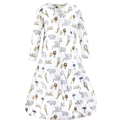 Gigoteuse en jersey de coton à manches longues pour bébé unisexe Hudson Baby, collection Modern Safari, 12-18 mois
