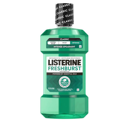Listerine, Antiseptic Adult Mouthwash Fresh Burst, 1 liter