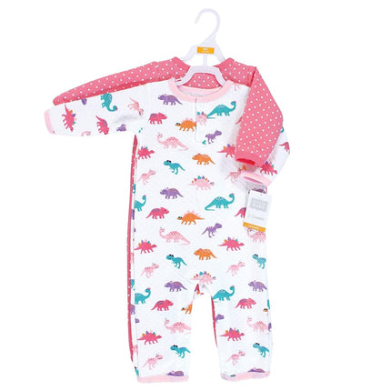 Grenouillère matelassée de qualité supérieure Hudson Baby unisexe pour bébé, motif Cuteasaurus, 0-3 mois