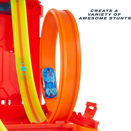 Hot Wheels Unlimited Fuel Can Stunt Box Playset & Car