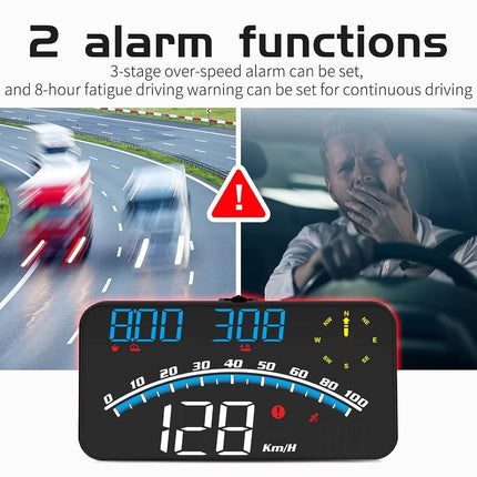 wiiyii Digital GPS Speedometer, HUD Head Up Display for Car, Upgraded 5.5" large-screen, Suitable for All Vehicles