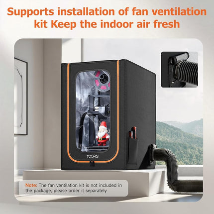 3D Printer Enclosure with LED Light,Dustproof Tent Constant Temperature Protective Cover for Creality Ender 3 V3 SE/KE/Ender 3/Ender 3 Pro/Ender 3V2/Ender 3S1/Neo/Anycubic Elegoo, Medium