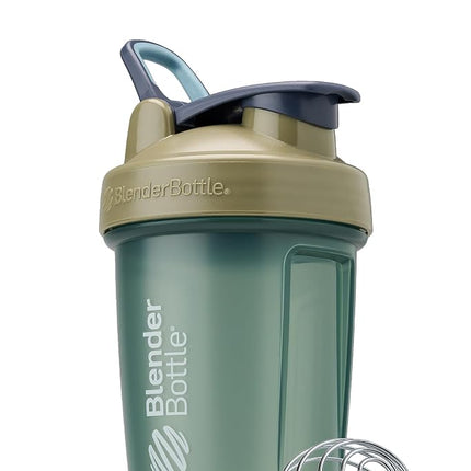 BlenderBottle Classic V2 Shaker Bottle Perfect for Protein Shakes and Pre Workout, 20oz, Full Color Tan