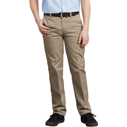Dickies Boys P3701 Ulitmate Khaki Flat Front Pants