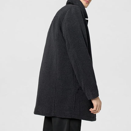 Cole Haan Men's Wool Plush Car Coat, Camel, Large