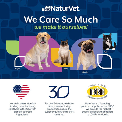 NaturVet Quiet Moments Calming Dog Supplement, Dog Soft Chews with Melatonin to Help Reduce Stress from Storms, The Vet, Fireworks, and Travel, Bacon and Chicken Flavored Pet Supplement, 70 Count Jar