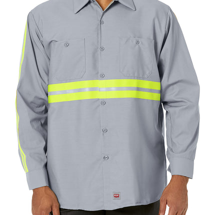Red Kap Men's Industrial 2 Piece Lined Collar Work