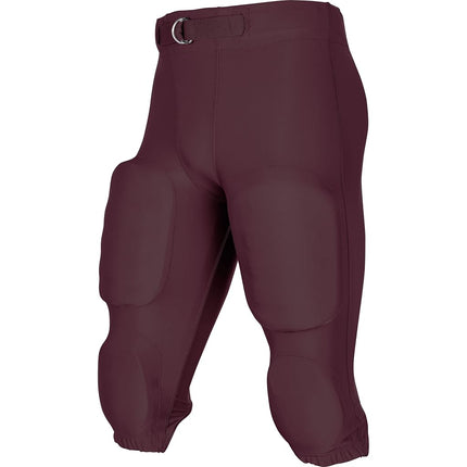 CHAMPRO Standard Blocker Traditional Adult Football Game Pants, Maroon, Large