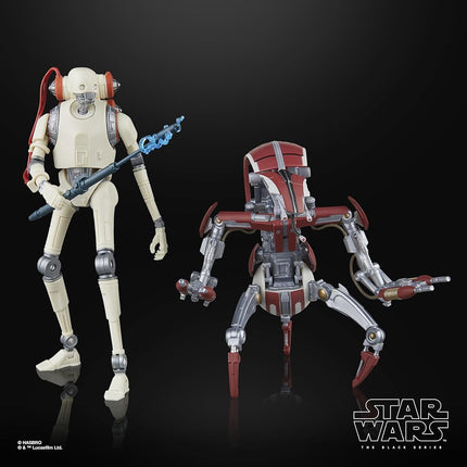 Star Wars The Black Series KX Security Droid Enforcer & Droideka Jedi: Survivor 15-cm Action Figures