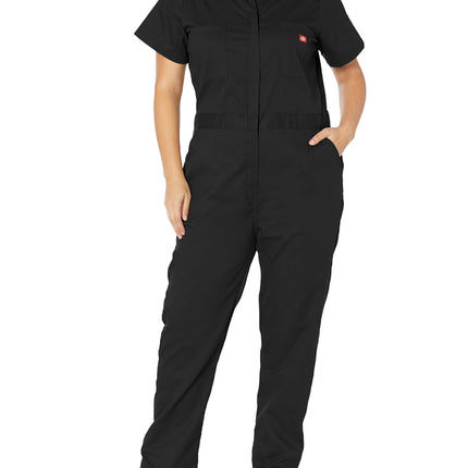 Dickies Womens Plus Size Flex Short Sleeve Coveral