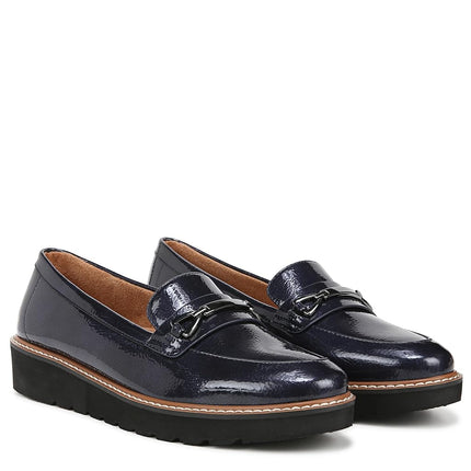 Naturalizer Women's, Elin Loafer, Midnight Blue Patent, 5.5