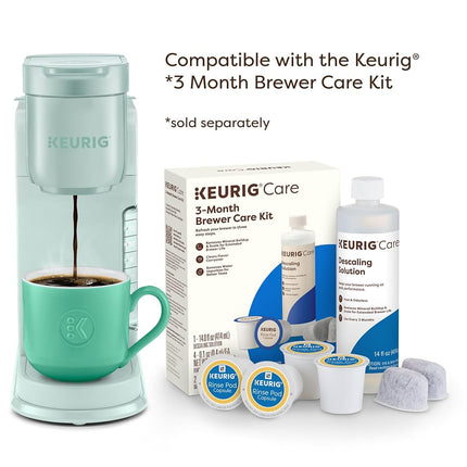 Cafetera Keurig K-Express de una sola porción para cápsulas K-Cup, 3 tamaños de preparación, función de botón fuerte, depósito extraíble de 42 oz, menta