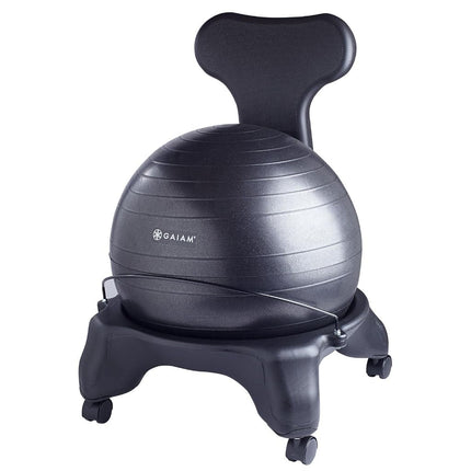 Gaiam Classic Balance ball Chair - Charcoal