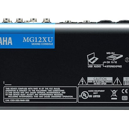 Yamaha MG12XU 12-Input 4-Bus Mixer with Effects