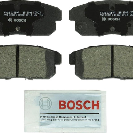 BOSCH BP1008 QuietCast Premium Ceramic Disc Brake Pad Set - Compatible with Select Mazda RX-8; REAR