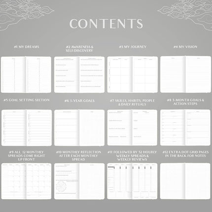 Legend Planner PRO Hourly Schedule - Weekly & Daily Organizer with Time Slots. Appointment Book Journal for Work & Personal, A4 (White Gold)