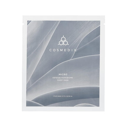 CosMedix Micro Defense Microbiome Sheet Mask for Unisex 5 Pc Sheets