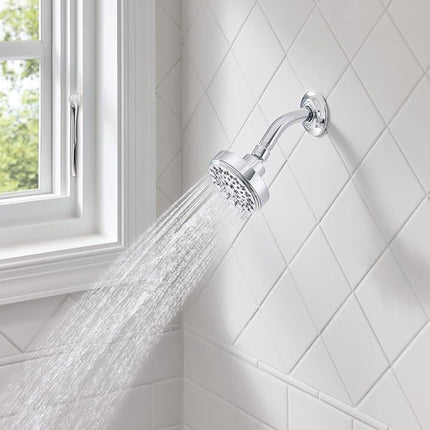 Pommeau de douche mural Moen 20090 à cinq fonctions et diamètre de 3,75 po, chrome