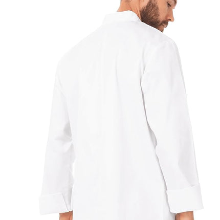 Chef Works Men's Le Mans Chef Jacket, White, XX-Small