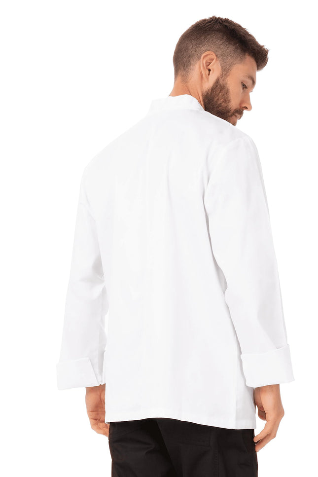 Chef Works Men's Le Mans Chef Jacket, White, XX-Large