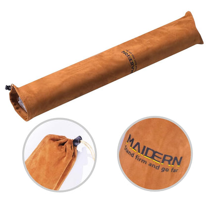 MAIDERN 180 x 60cm Desk Mat, Large Desk Pad, Cork & Leather Large Mouse pad for Desk, Waterproof Computer Desk Mat for Gaming Home Office (Black)