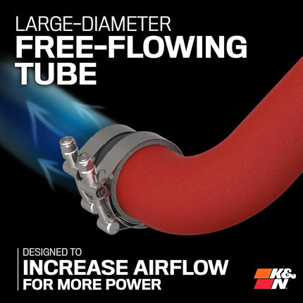 K&N Charge Pipe Kit compatible with Toyota GR Corolla L3 1.6L F/I 2023- (77-1018TWR)
