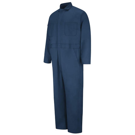 Overol de algodón con botones Red Kap para hombre, azul marino, 38