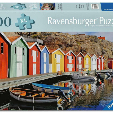 Ravensburger Colorful Houses in Sweden Jigsaw Puzz