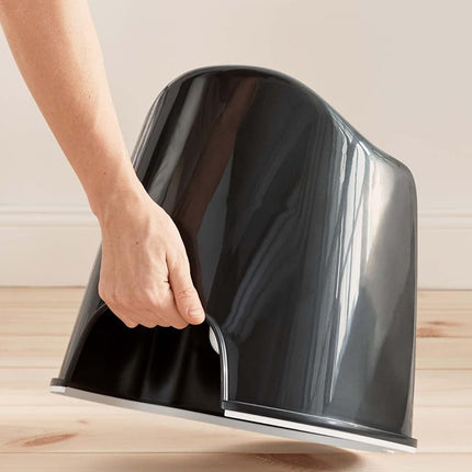 BabyBjörn Potty Chair, Black/White Potty Training Toilet, Easy-to-Clean, Removable Inner Potty, Non-Slip