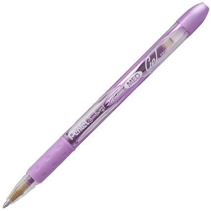 Pentel Sunburst Metallic Gel Pen, Medium Line, Permanent, Assorted Ink, (K908MBP5M1) by Pentel