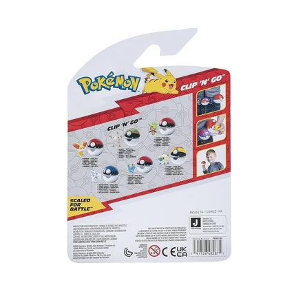 Pokémon Clip ‘N’ Go Fennekin Includes 2-Inch Battle Figure and Poké Ball Accessory