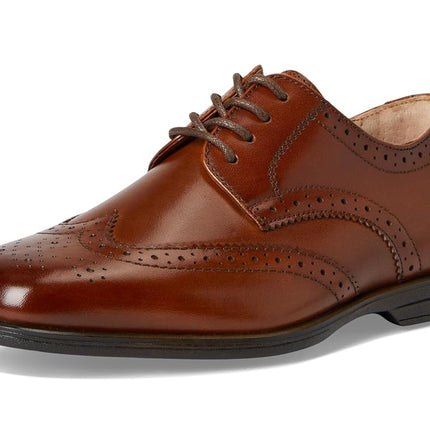 Florsheim Reveal Wing Jr, Boys’ Oxfords, Brown (Cognac), 11.5 Child UK (31 EU)