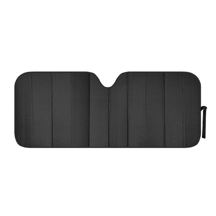 Motor Trend Front Windshield Sun Shade - Accordion Folding Auto Sunshade for Car Truck SUV - Blocks UV Rays Sun Visor Protector - Keeps Your Vehicle Cool - 58 x 24 Inch (Black)