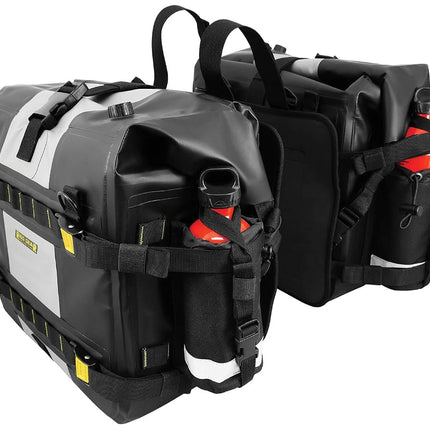 Nelson-Rigg Hurricane Dry Saddlebags, Black/Gray