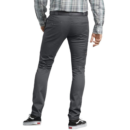Dickies Men's Skinny Fit Work Pants, Charcoal, 31W x 32L